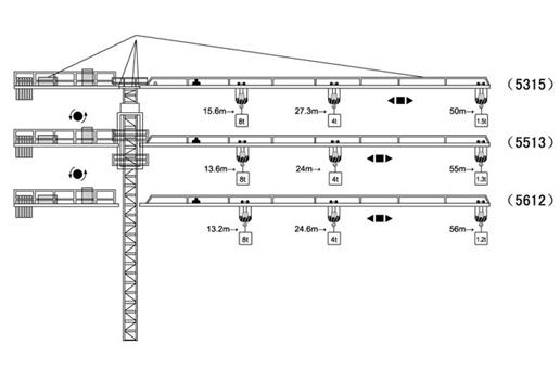 塔吊型號(hào)(QTZ80-160)